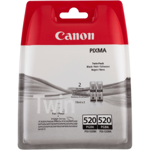 Canon oryginalny tusz PGI520PGBK 2932B012 2932B009 black 2-pak