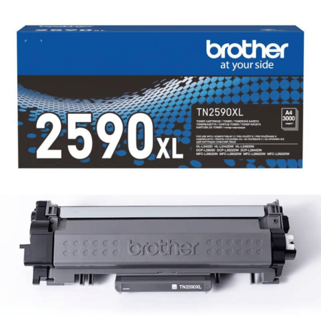 Brother oryginalny toner TN2590XL HLL2402D HLL2442DW 3,0K black