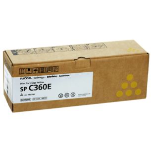 EOL Ricoh oryginalny toner SPC360E 408191 Yellow