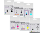 6 X TUSZ do EPSON 114 T07B T07A EcoTank ET8500 ET8550 Zamiennik 6 X 70ml - 2