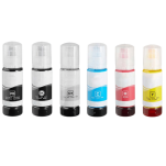 6 X TUSZ do EPSON 114 T07B T07A EcoTank ET8500 ET8550 Zamiennik 6 X 70ml - 3