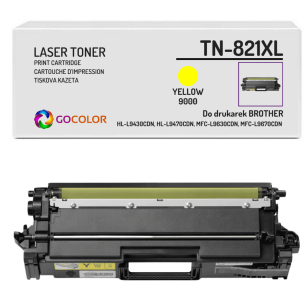Toner do BROTHER TN-821XLY HL-L9430CDN MFC-L9630CDN 9,0K yellow Zamiennik