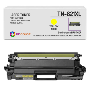 Toner do BROTHER TN821XLY HLL9430CDN MFCL9630CDN 9,0K yellow Zamiennik