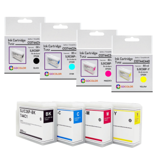 4 X TUSZ do EPSON SJIC36P ColorWorks C6000 C6500 CMYK zamiennik