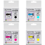4 X Tusz do BROTHER LC527 MFC-J4350DW MFC-J4550DW CMYK zamiennik - 2