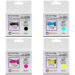 4 X TUSZ do BROTHER LC527 MFC-J4350DW MFC-J4550DW CMYK zamiennik - 2
