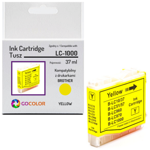 Tusz do BROTHER LC1000Y Yellow zamiennik