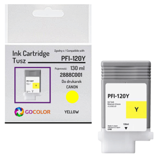 Tusz do CANON PFI120Y imagePROGRAF TM-300 TM-350 yellow zamiennik