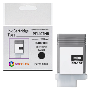 Tusz do CANON PFI107MBK imagePROGRAF ipf770 ipf670 matte black zamiennik