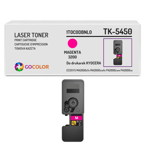 Toner do KYOCERA TK5450M 1T0C0DBNL0 ECOSYS MA2600 PA2600 3.2K magenta zamiennik