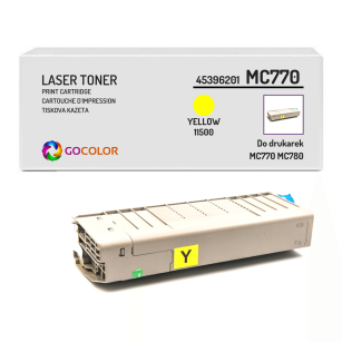 Toner do OKI MC770 MC780 45396201 Yellow Zamiennik