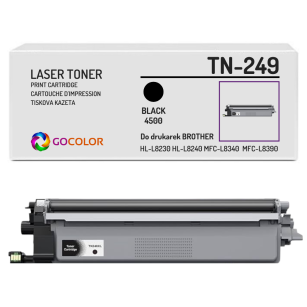 Toner do BROTHER TN249 BK HL-L8230 HL-L8240 MFC-L8340 MFC-L8390 Black Zamiennik 4,5K