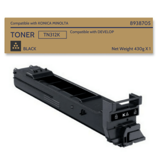 Toner do KONICA MINOLTA TN312K Black Bizhub C300/C352; Develop Ineo + 300/351 20k