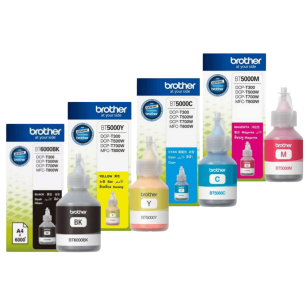 Brother oryginalny Tusz BT6000 + BT5000 4-pak