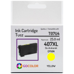 Tusz do EPSON 407XL T07U4 C13T07U440 WorkForce Pro WF4745DTWF yellow Zamiennik 25.0ml - 2