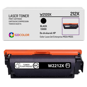 Toner do HP 212X W2120X Color LaserJet Enterprise M554 M555 black zamiennik 13.0K