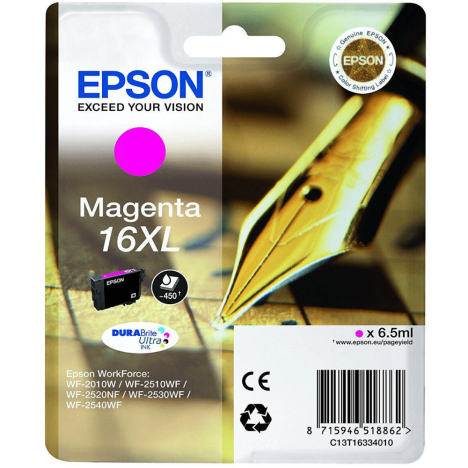 Epson oryginalny tusz 16XL T1633 C13T16334012 magenta
