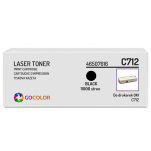 Toner do OKI C712 n, dn, 46507616 Black zamiennik - 2