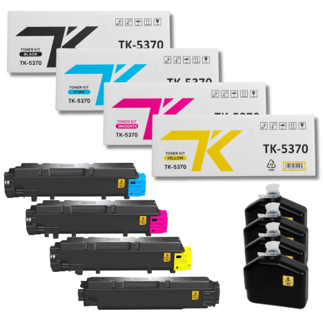 FULLBOX 4-pak toner do KYOCERA TK5370K TK5370C TK5370M TK5370Y