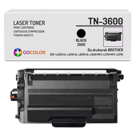 Toner do BROTHER TN3600 DCPL5510DW HLL5210DN 3,0K black Zamiennik