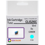 Tusz do CANON CLI526C 4541B001 Cyan 100 % nowy zamiennik - 2
