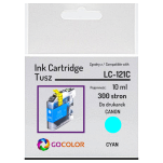 Tusz do BROTHER LC121C Cyan zamiennik - 2