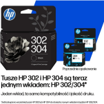 HP oryginalny Tusz B7RT7AE 304/302 black - 2