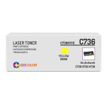 Toner do LEXMARK C736 C736H1YG C736H2YG Yellow Zamiennik - 2