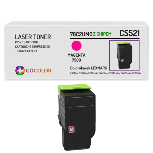 Toner do LEXMARK 78C2UM0 CS521 CS622 7.5K magenta zamiennik