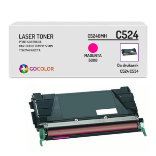 EOL Toner do LEXMARK C524 C5240MH Magenta Zamiennik