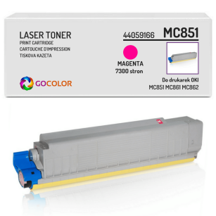 Toner do OKI MC851 MC861 MC862 dn, cdtn, cdxn, 44059166 Magenta zamiennik