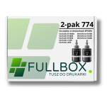 FULLBOX 2-pak Tusz do EPSON 774 T7741 C13T77414A EcoTank M105 M200 - 2