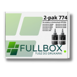 FULLBOX 2-pak TUSZ do EPSON 774 T7741 C13T77414A EcoTank M105 M200 - 2