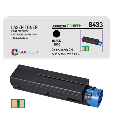 Toner do OKI B433 B433dn B513 B513dn 9006238 12.0K black zamiennik
