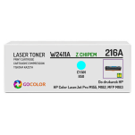 Toner do HP W2411A 216A LaserJet Pro M155nw MFP M183fw Cyan z CHIPEM zamiennik 0.85K - 2