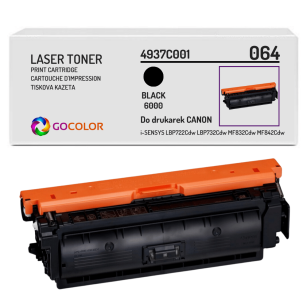 Toner do CANON 064BK 4937C001 iSENSYS MF832Cdw LBP722cdw black Zamiennik 6.0K