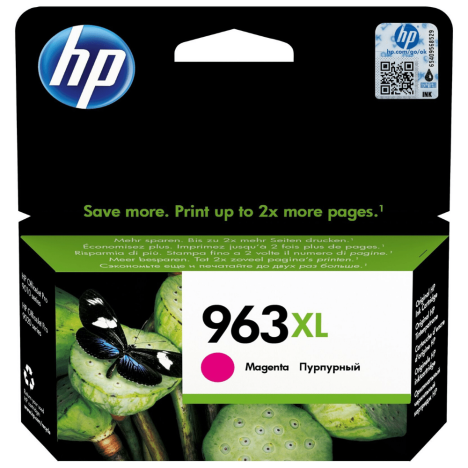 HP oryginalny Tusz 3JA28AE 963XL magenta