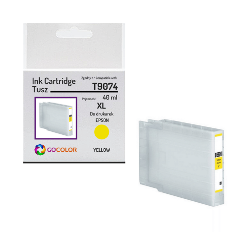 Tusz do EPSON T9074 XL Yellow Zamiennik