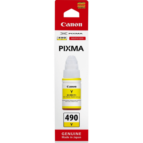 Canon oryginalny tusz GI490Y 0666C001 yellow