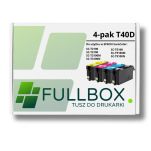 FULLBOX 4-pak TUSZ do EPSON T40D1 T40D2 T40D3 T40D4 - 3