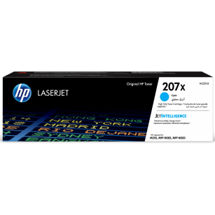 HP oryginalny toner 207X W2211X cyan