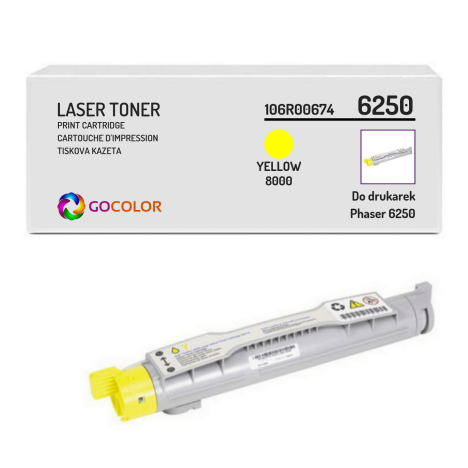 Toner do XEROX 6250 106R00674 Yellow Zamiennik