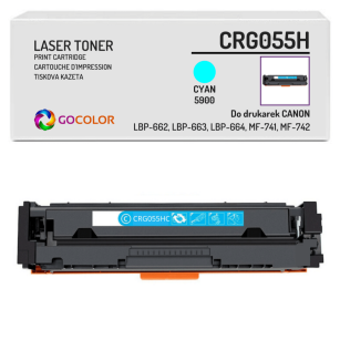 Toner do CANON CRG055H 3019C002 Cyan zamiennik bez CHIPA