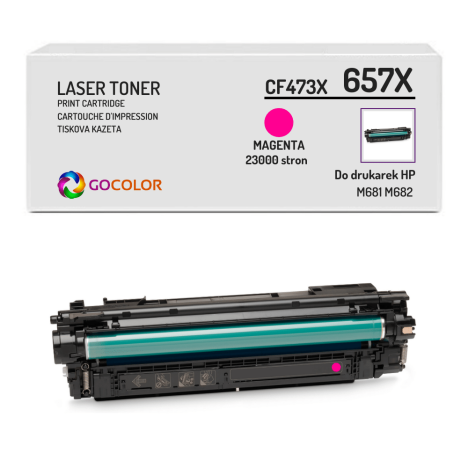Toner do HP CF473X 657X Color LaserJet Enterprise Flow MFP M681 M682 Magenta zamiennik