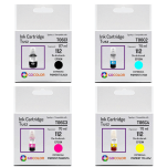 4 X TUSZ do EPSON 112 T06C1 T06C2 T06C3 T06C4 EcoTank ITS L6550 L11160 L15150 CMYK Pigment 127ml. /3x70 ml. - 2