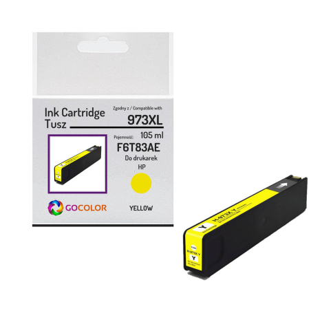 Tusz do HP F6T83AE 973XL Yellow Zamiennik