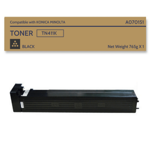 EOL Toner do KONICA MINOLTA TN411K Black Bizhub C451 40k (1x765g)