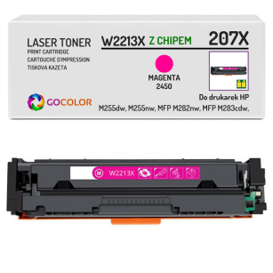 Toner do HP W2213X 207X LaserJet Pro MFP M282nw M283cdw Magenta z CHIPEM zamiennik 2.45K
