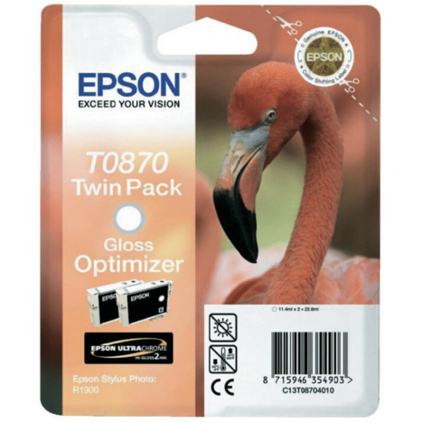 Epson oryginalny tusz T0870 glossy optimizer