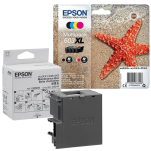 Epson oryginalny tusz 603XL T03A6 C13T03A64010 4-pak + oryginalny pojemnik na zużyty tusz C12C934461 - 2